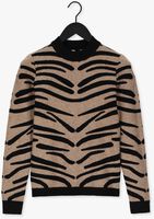 OBJECT Pull THESS L/S JACQUARD KNIT PULLOVER en camel