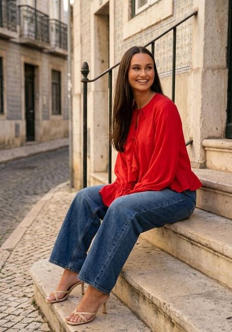 COPENHAGEN MUSE Haut CMSIV-TOP en rouge - large