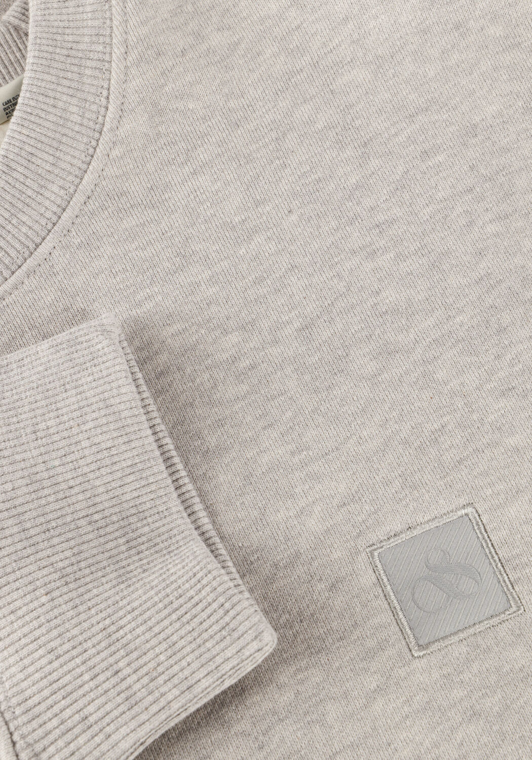 Grijze SCOTCH & SODA Sweater CORE - LOGO SWEATSHIRT - large