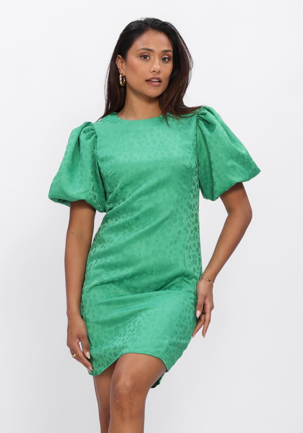 Groene Y.A.S. Jurken YASSANNE SS DRESS - large