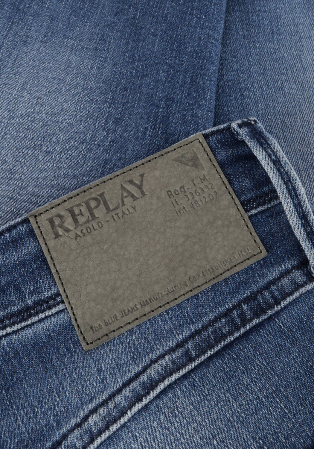 Blauwe REPLAY Slim fit jeans ANBASS PANTS - large