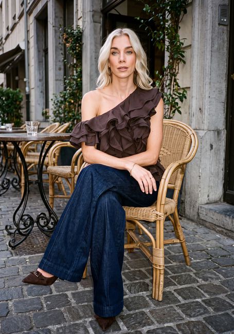 Bruine COPENHAGEN MUSE Tops & T-shirts CMTILLY-BLOUSE - large