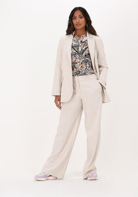 SUMMUM Pantalon large TROUSERS WIDE LEG SOFT FOAM en beige - large