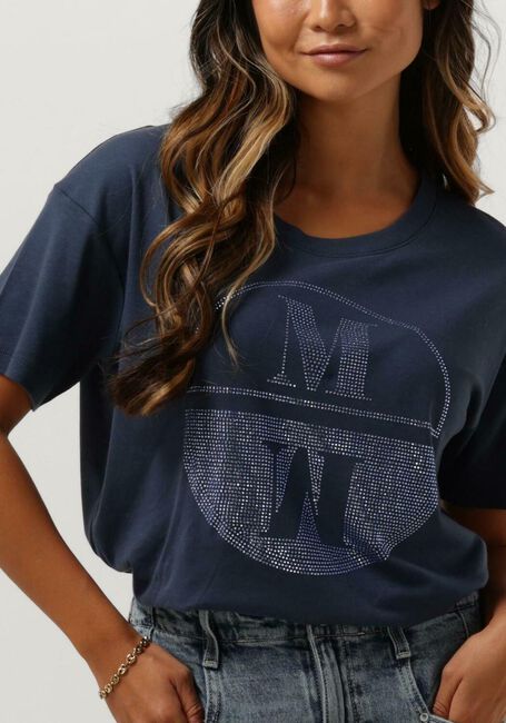 MOS MOSH T-shirt MMVICCI O-SS TEE en bleu - large