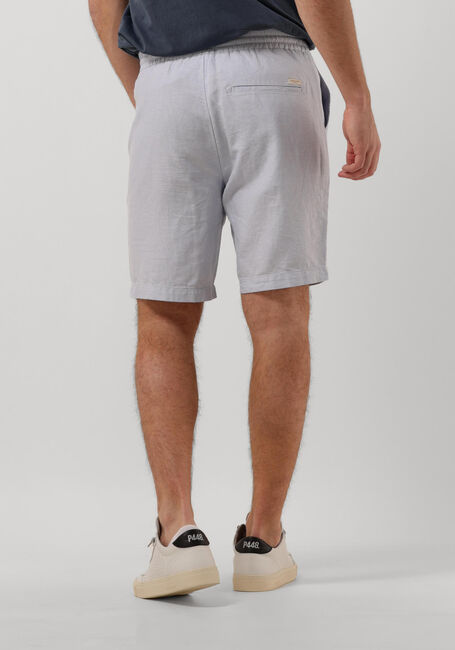 Lichtgrijze SCOTCH & SODA Korte broek FAVE - COTTON/LINEN TWILL BERMUDA SHORT - large