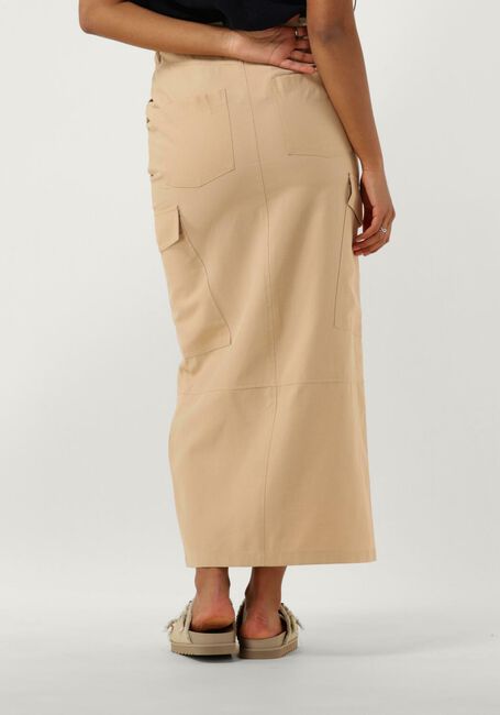 ANOTHER LABEL Jupe maxi IMANE SKIRT en beige - large