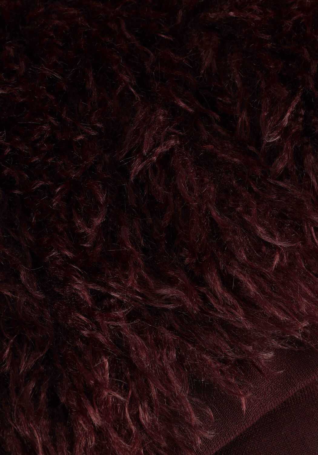 HARPER & YVE Manteau en fausse fourrure STACY-JA Bordeaux - large