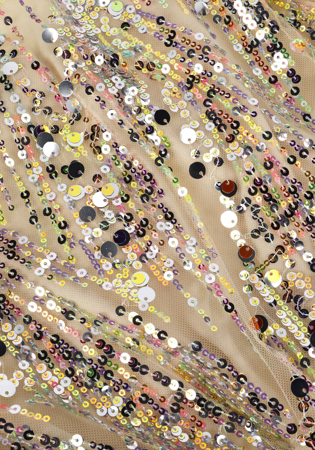 NEO NOIR MINA MULTI SEQUINS BLOUSE Blouses en beige - large