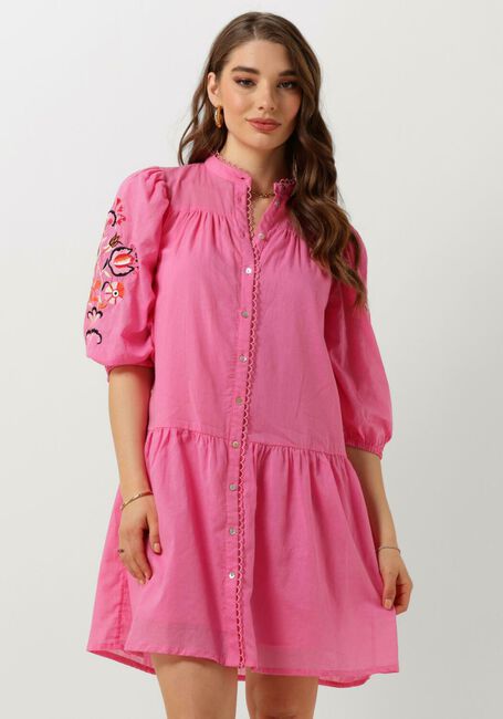 NUKUS Mini robe AME DRESS EMBROIDERY en rose - large