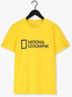 NATIONAL GEOGRAPHIC T-shirt UNISEX T-SHIRT WITH BIG LOGO en jaune