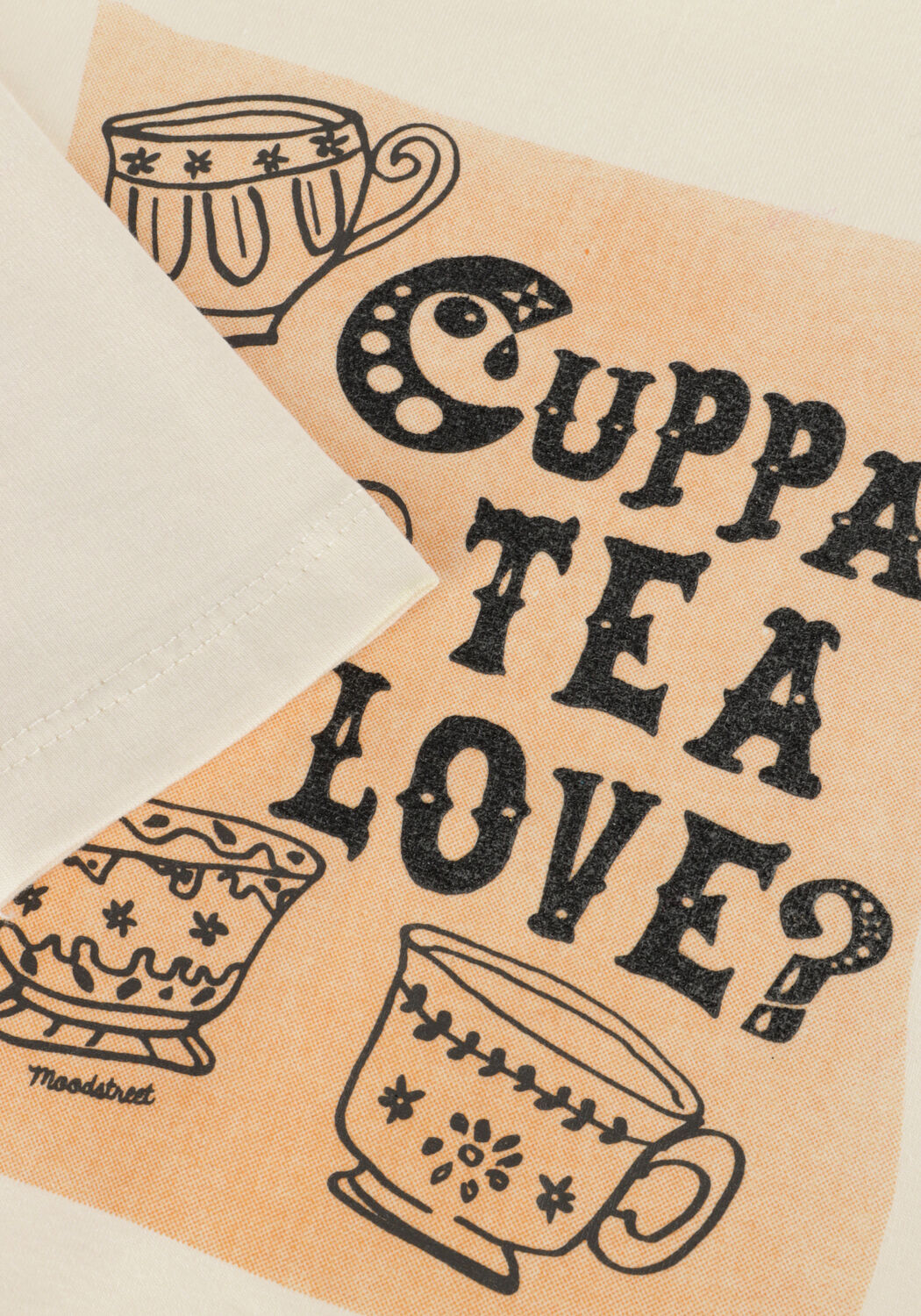 MOODSTREET LONGSLEEVE LINN Hauts & T-shirts &Eacute;cru - large