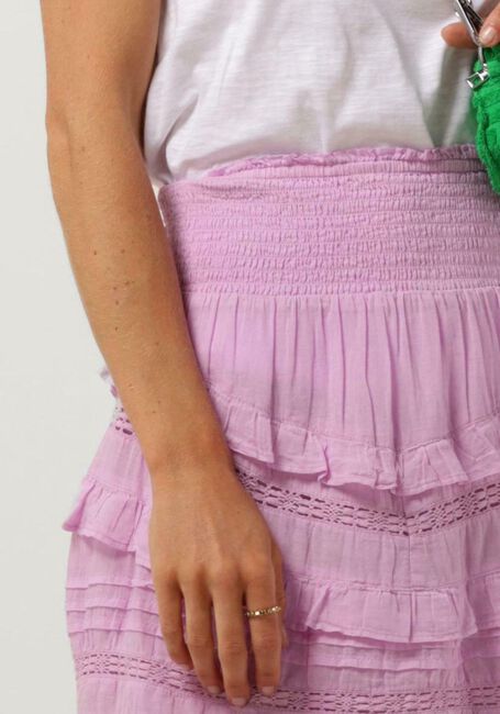 NEO NOIR Mini-jupe DONNA S VOILE SKIRT en rose - large