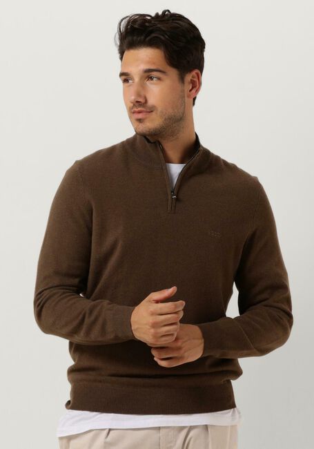 BOSS BLACK Pull MARLO Vert foncé - large