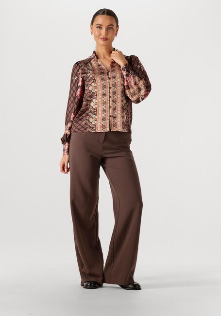 NEO NOIR MASSIMA BOTANICAL BORDER BLOUSE Blouses en marron - large