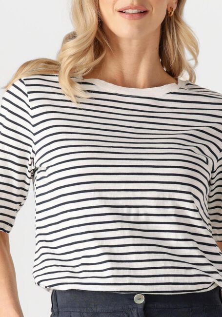 CC HEART T-shirt CC HEART SILLA STRIPE en blanc - large