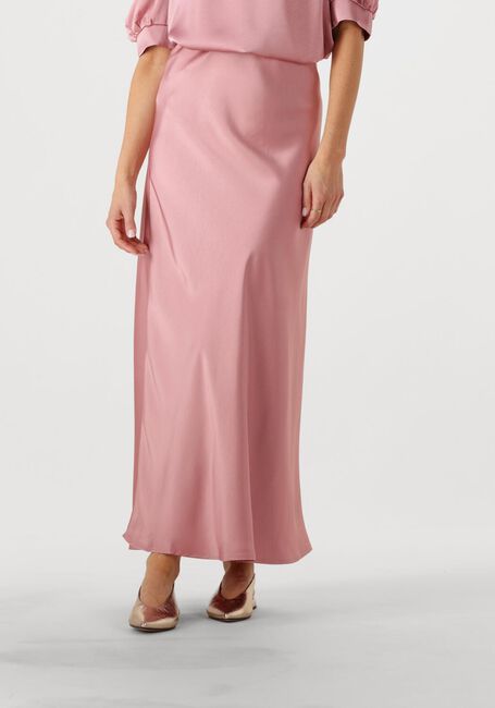 NEO NOIR Jupe maxi VICKY HEAVY SATEEN SKIRT en rose - large