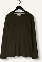 Donkergroene ANERKJENDT Polo / T-shirt AKSILO L/S WAFFLE EMB LS Donkergroene ANERKJENDT Polo / T-shirt AKSILO L/S WAFFLE EMB LS - medium