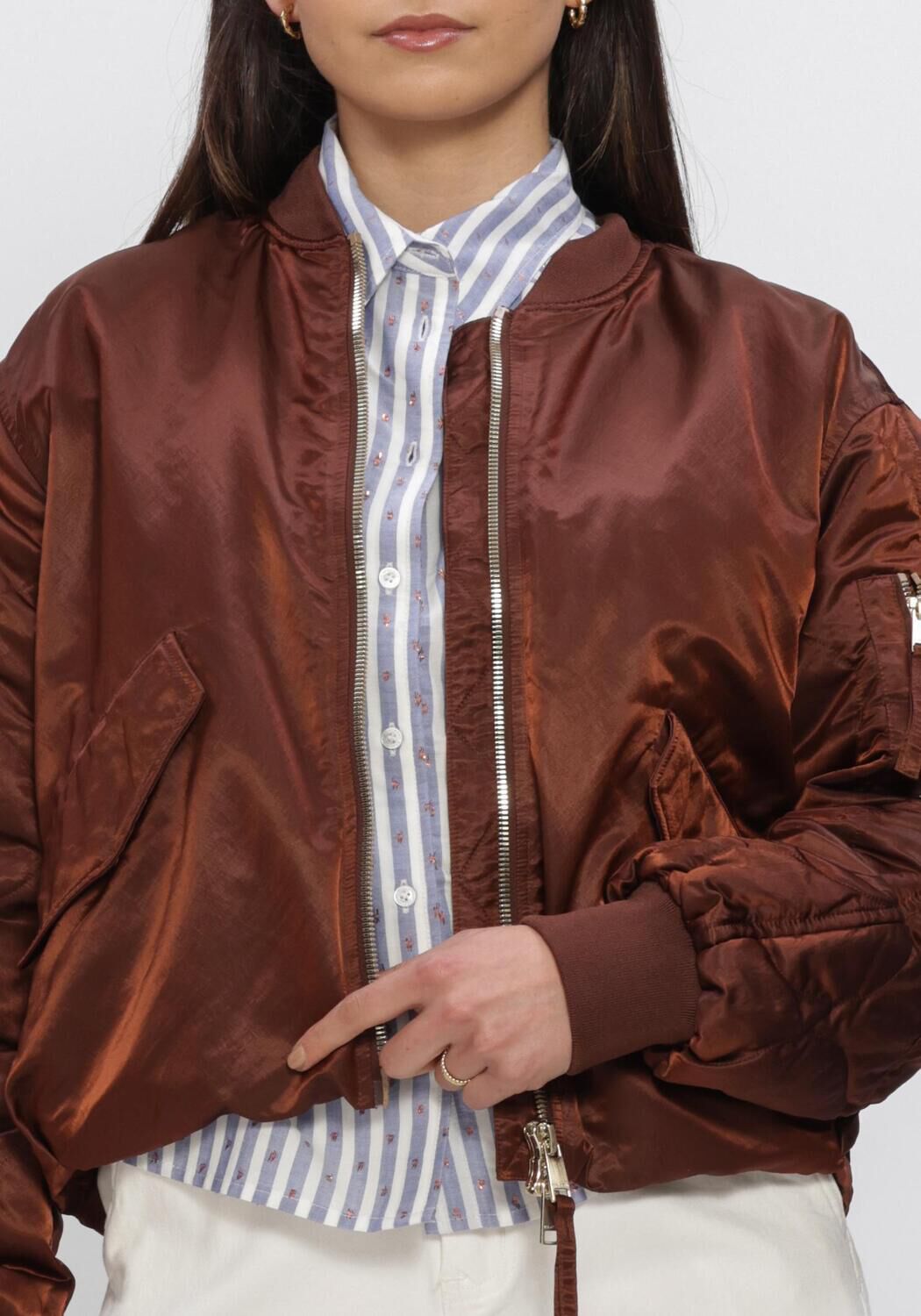 BEAUMONT Jack HADY BOMBER en marron - large