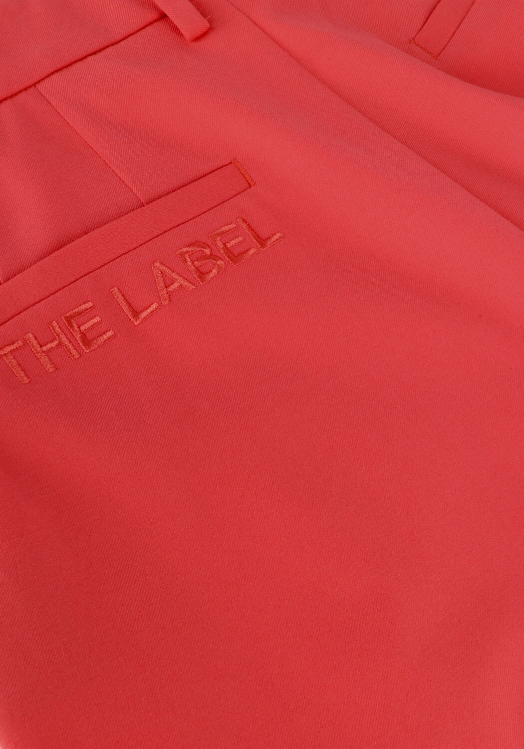 Koraal ALIX THE LABEL Pantalon LADIES WOVEN STRAIGHT LEG STRETCH PANTS - large