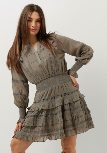 NOTRE-V Mini robe VOILE DRESS en taupe - large