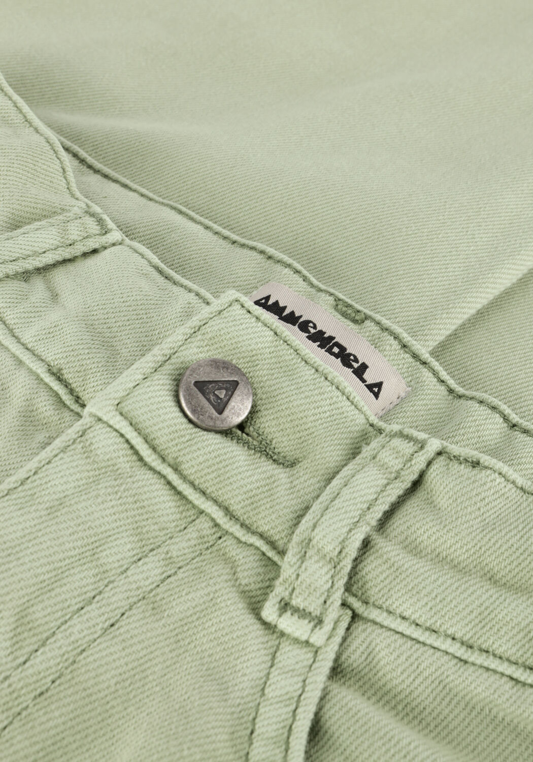 AMMEHOELA Pantalon cargo AM.CARGODNM.02 en vert - large