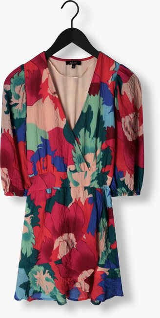 ALIX THE LABEL Mini robe FLOWERS STRUCTURED CHIFFON DRESS en rose - large