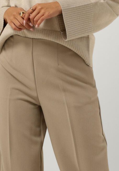 MSCH COPENHAGEN Pantalon large MSCHBARBINE HW PANTS en beige - large
