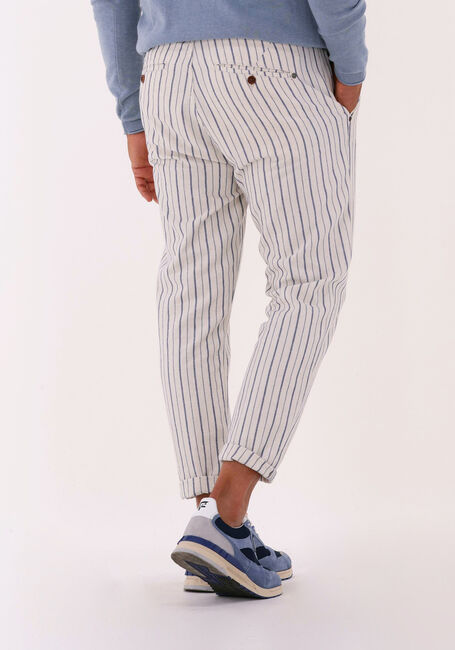 Gebroken wit CAST IRON Chino CUDA RELAXED TAPERED YARN DYED STRIPE - large