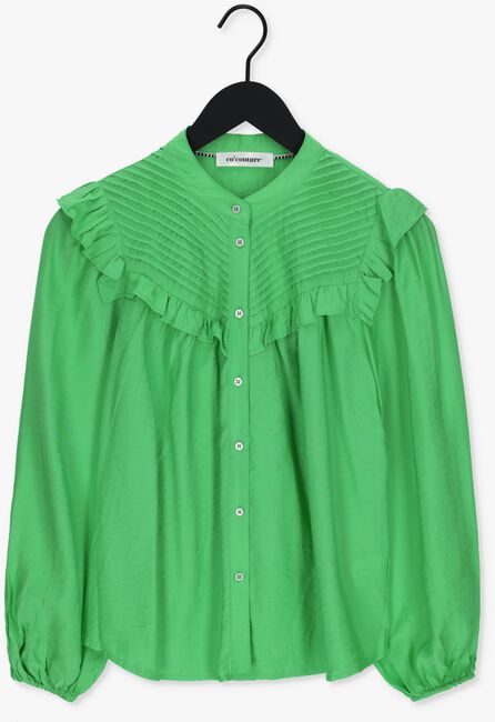 Groene CO'COUTURE Blouse CALLUM FRILL SHOULDER SHIRT - large