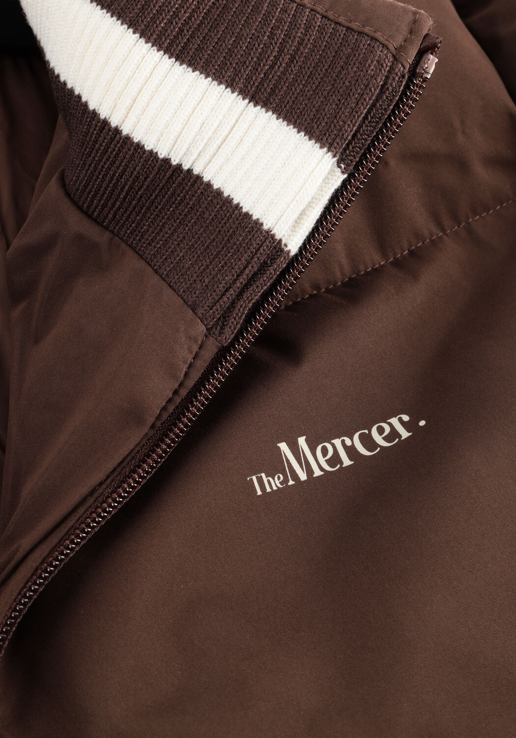 Bruine MERCER AMSTERDAM Gewatteerde jas THE MERCER PUFFER JACKET - large