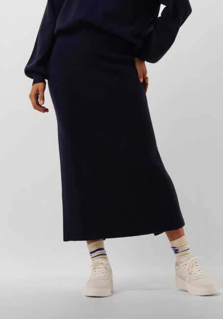 BY-BAR Jupe midi DEX SKIRT Bleu foncé - large