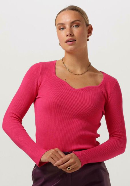 YDENCE KNITTED TOP CHIARA Hauts & T-shirts Fuchsia - large