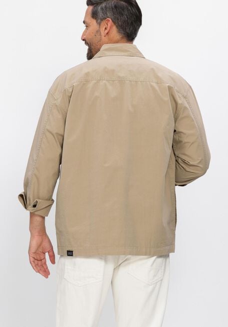 BUTCHER OF BLUE Surchemise DAN COTTON OVERSHIRT en beige - large