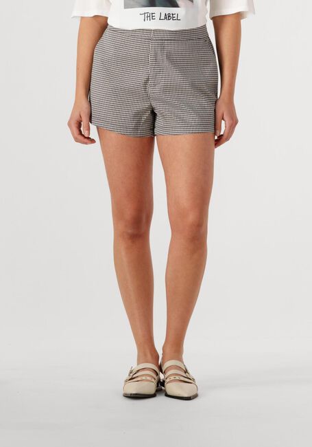 ALIX THE LABEL Pantalon courte LADIES WOVEN BOUCLE SHORTS en noir - large
