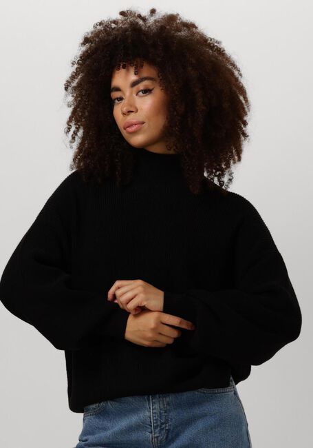 Zwarte MSCH COPENHAGEN Coltrui MSCHMAGNEA RACHELLE RIB PULLOVER - large