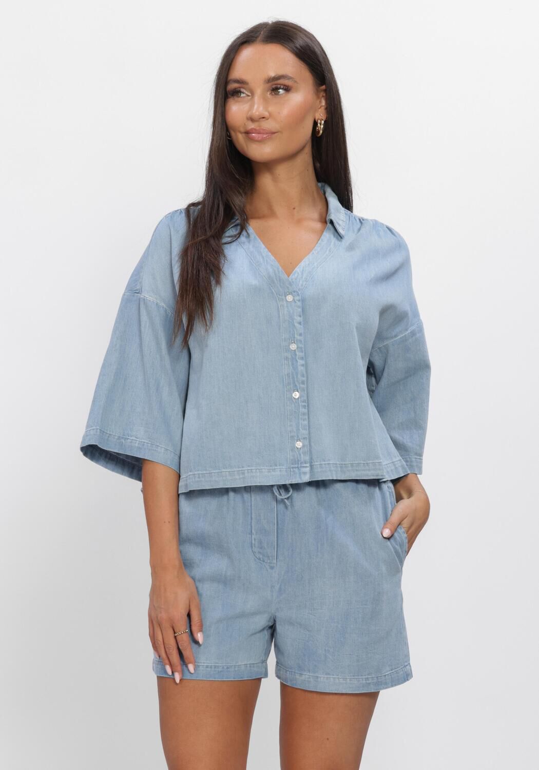 Blauwe MODSTR&Ouml;M  ALVARMD SHIRT - large