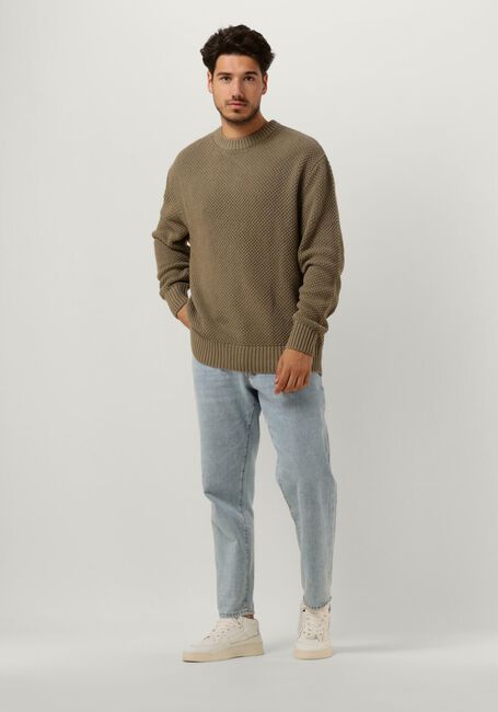 Groene SELECTED MEN Trui SLHBERT RELAXED LS KNIT Groene SELECTED MEN Trui SLHBERT RELAXED LS KNIT - large