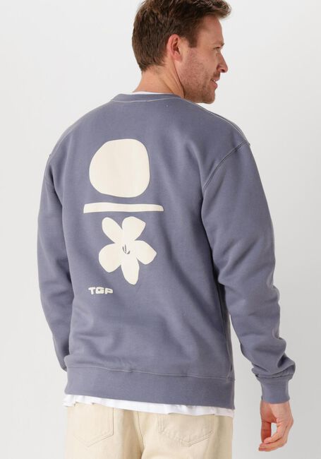 THE GOODPEOPLE Pull LRUBBER en bleu - large
