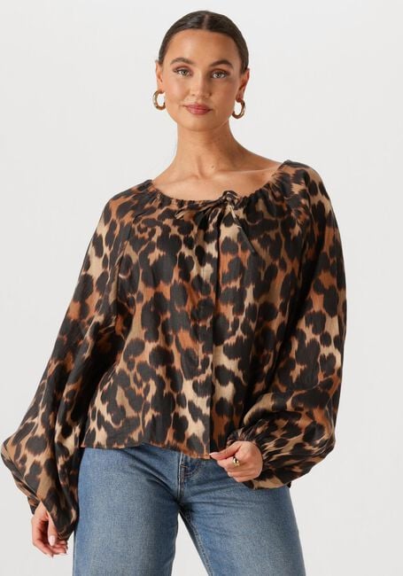 WITHBLACK WBLCLEOPATRA WIDE SLEEVE TOP Hauts & T-shirts en marron - large