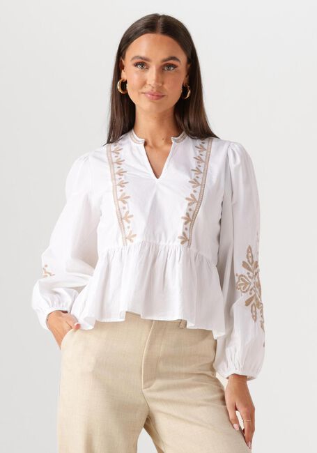 NEO NOIR GINIA EMB BLOUSE Blouses en blanc - large