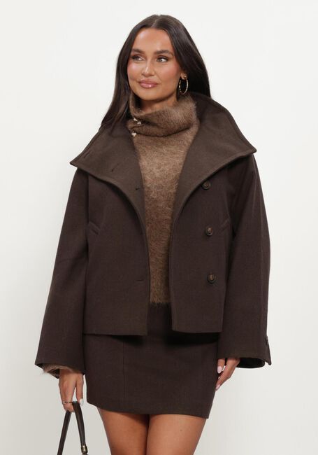 Bruine TWIST & TANGO Mantel LYCKE FUNNELNECK JACKET - large