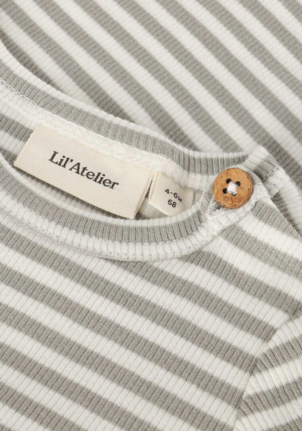 LIL' ATELIER Grenouill&egrave;res NBMGAGO LS SLIM BODY LIL NOOS en gris - large