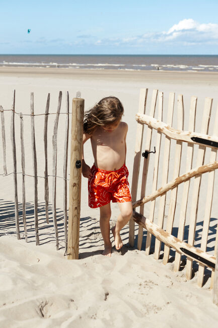 AMMEHOELA Shorts de bain TYLER en orange - large