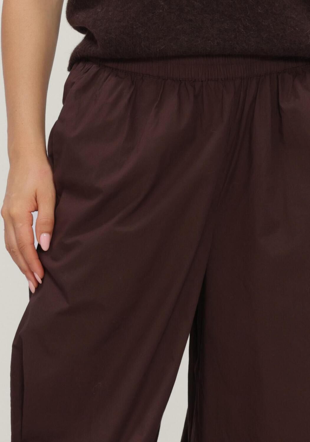 Y.A.S. Pantalon large YASMELVO MW BALLOON PANT en marron - large