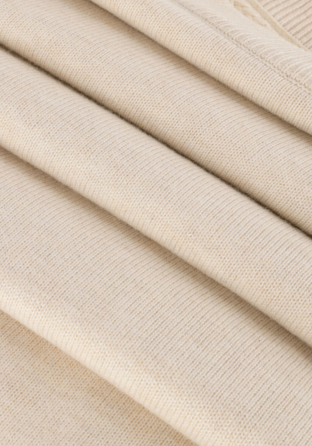 Beige ANERKJENDT Trui AKSAIL COTTON SILK KNIT - large