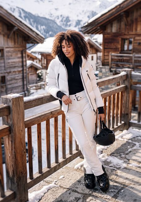 Witte AIRFORCE Broeken/jumpsuits ASPEN SKI PANTS STAR - large