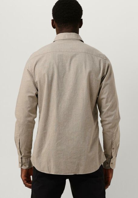 Beige PROFUOMO Klassiek overhemd SHIRT CUTAWAY SC COTTON LINNEN - large
