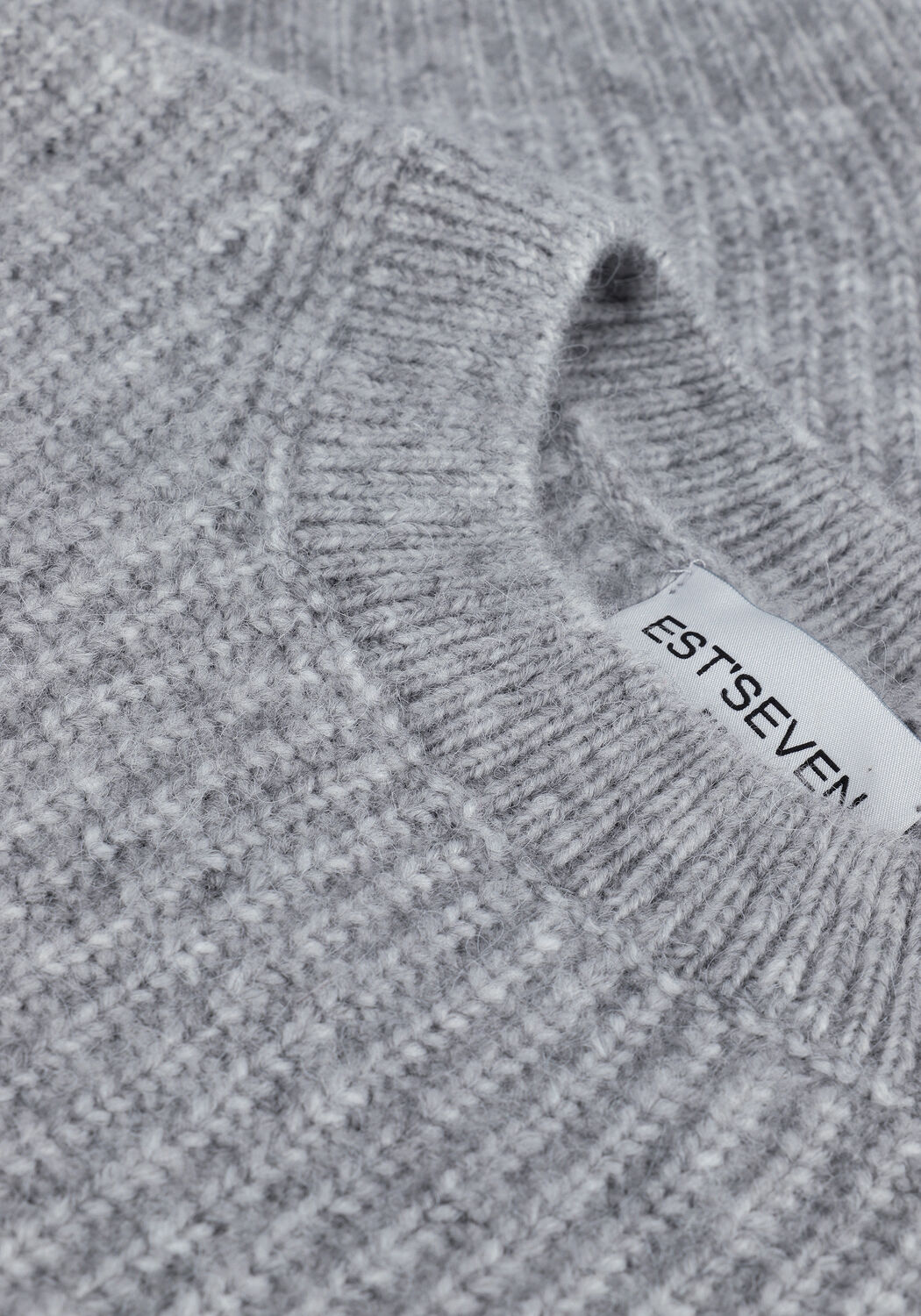 EST'SEVEN Pull EST'VETEMENTS KNITTED SWEATER en gris - large