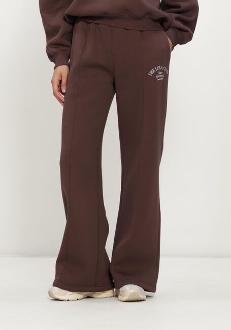 THE LOLA CLUB Pantalon &eacute;vas&eacute; EBONY PANTS en marron - large