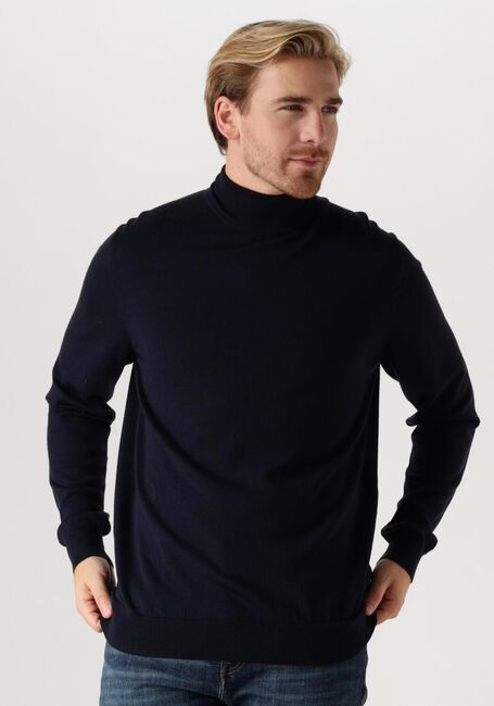 Donkerblauwe PROFUOMO Coltrui PULLOVER ROLL NECK - large